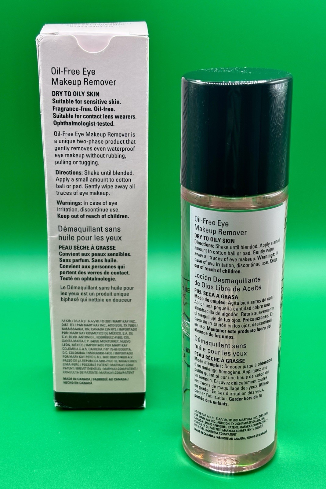 Mary Kay Oil Free Eye Makeup Remover 3.75 fl.oz Full Size NEW & FRESH