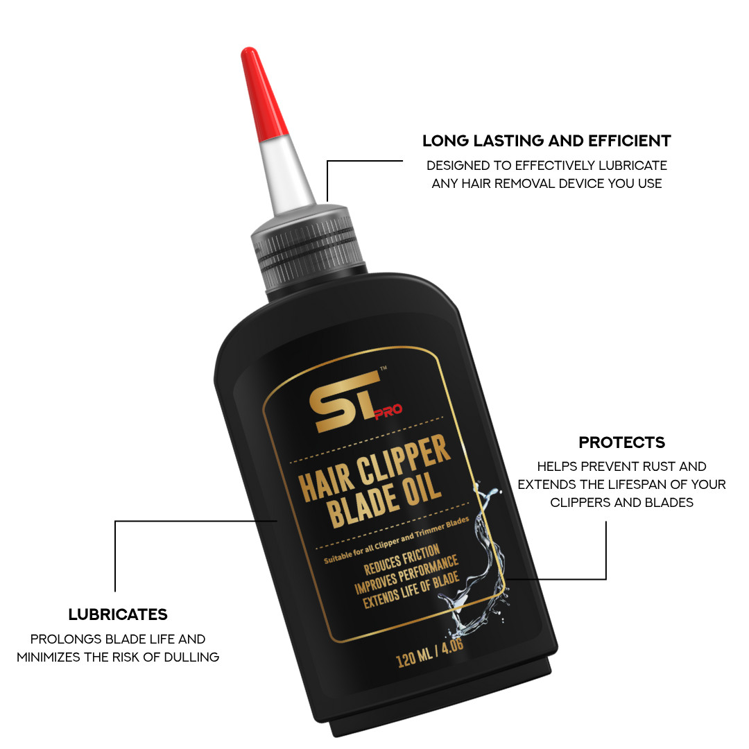 Hair Clipper Blade Oil by Supreme Trimmer for Lubricating Blades, 4FL OZ, STO710