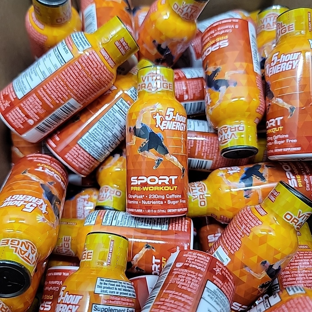 5 Hour Energy – Vital Orange – Lot of 44 – Free Shipping