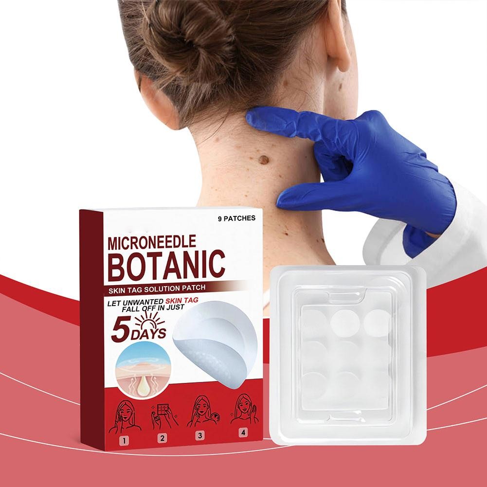 1-5 *Box MICRONEEDLE BOTANIC Skin Tag & Acne Patch Skin Tag Remover Patches