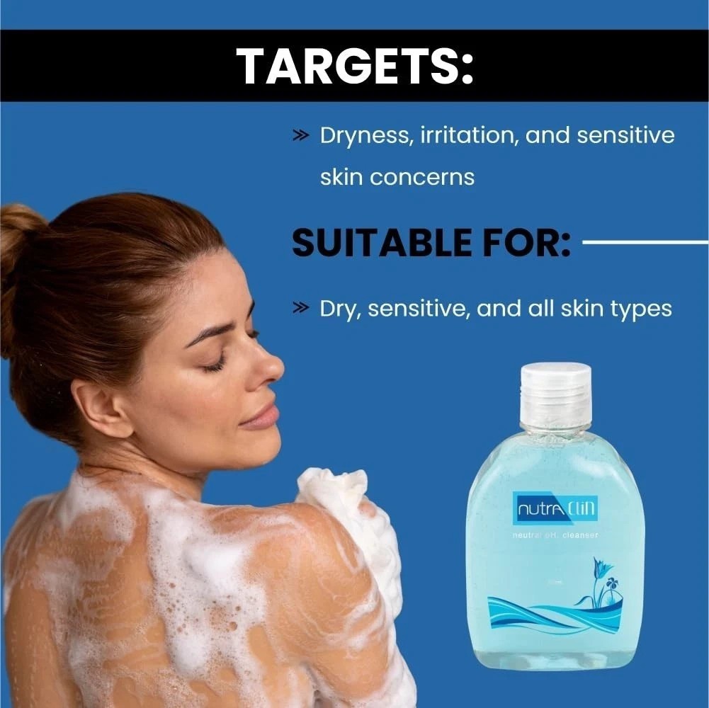 Ethiglo Nutraclin Neutral PH Cleanser 250ml : Pack of 2