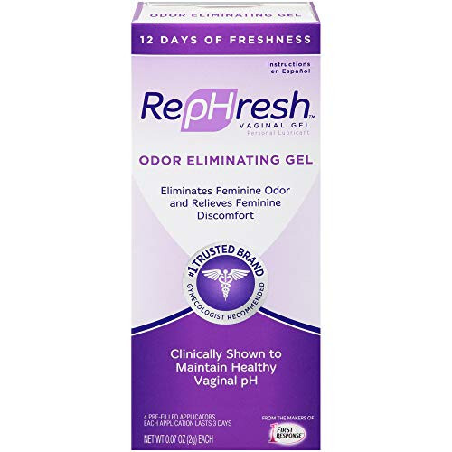 RepHresh Odor Eliminating Vaginal Gel 4 Pre-filled Applicators Exp Read Descript