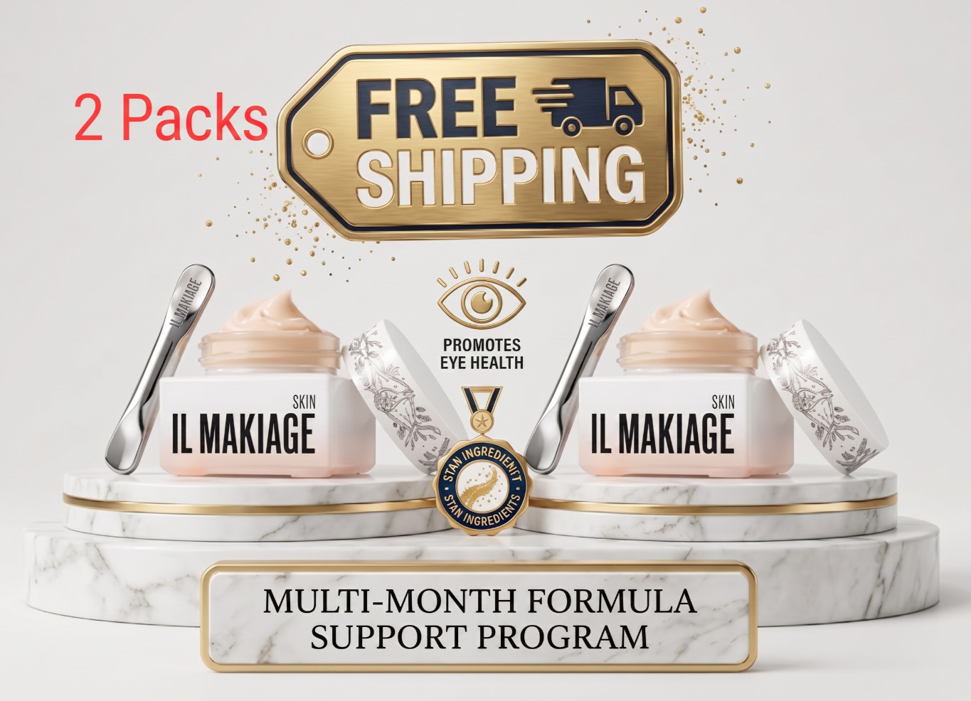 (2 Packs) IL Makiage Power Redo Anti-Aging Blur Smooth Wrinkle Filler 20ml