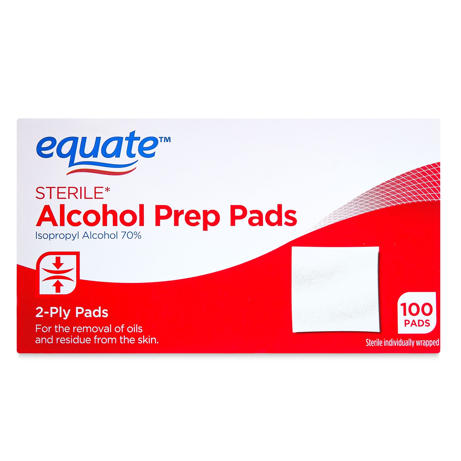 Sterile Alcohol Prep Pads, 100 Ct || Free Shipping