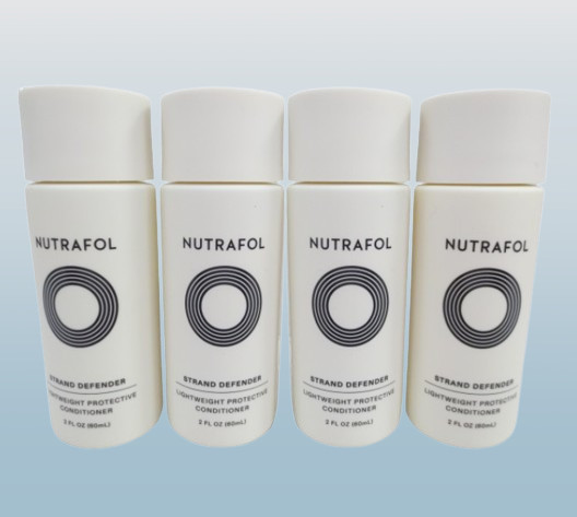 Nutrafol Strand Defender Lightweight Conditioner Travel Size – 2 oz, Lot Of 4