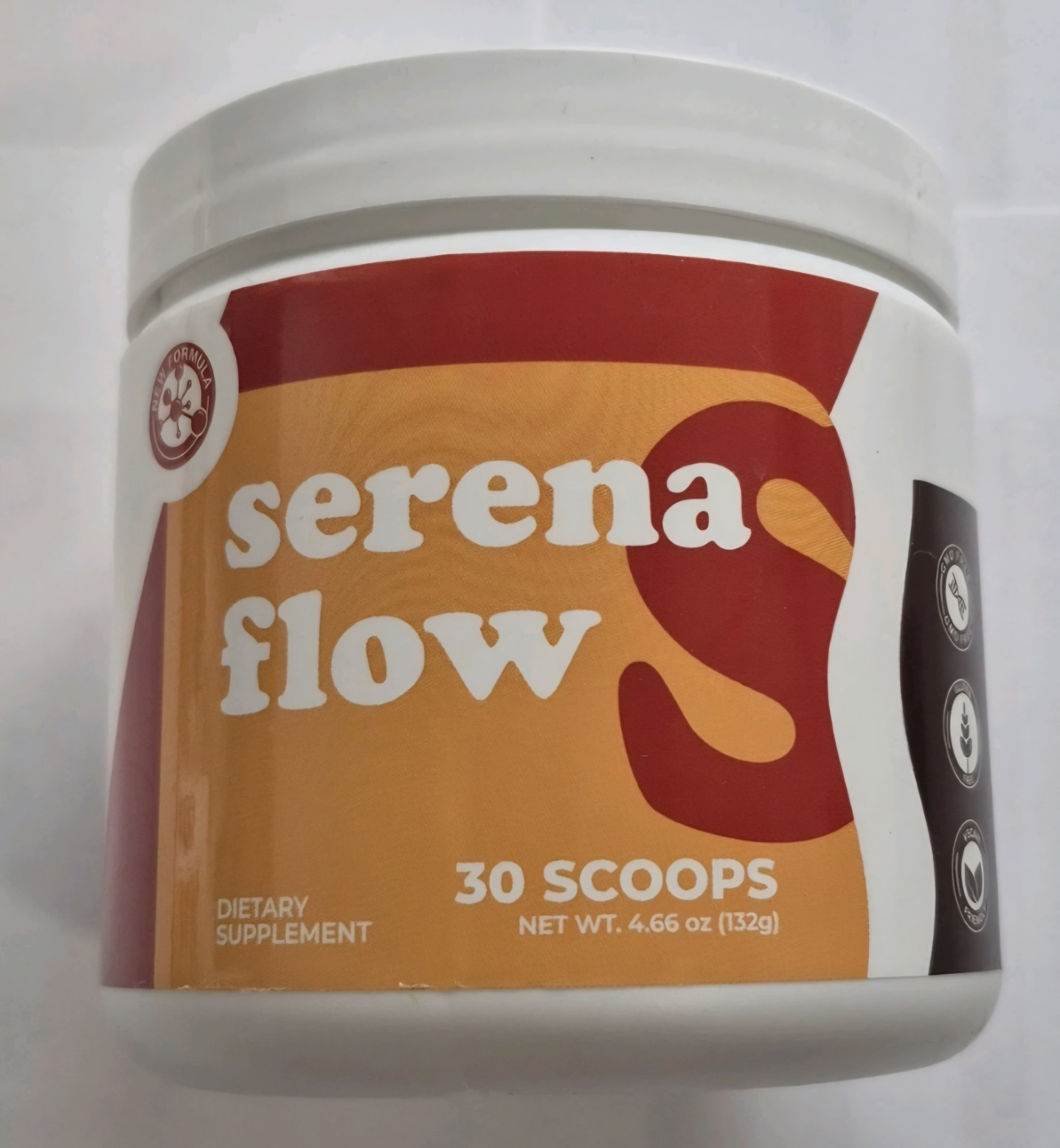 Serena Flow Dietary Supplement Powder, 30 Scoops, 4.66 oz (132 g)