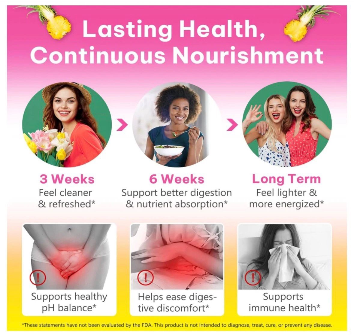 2/ OneBtanicl Womens Feminine Probiotic Gummies Vaginal pH Balance ✅