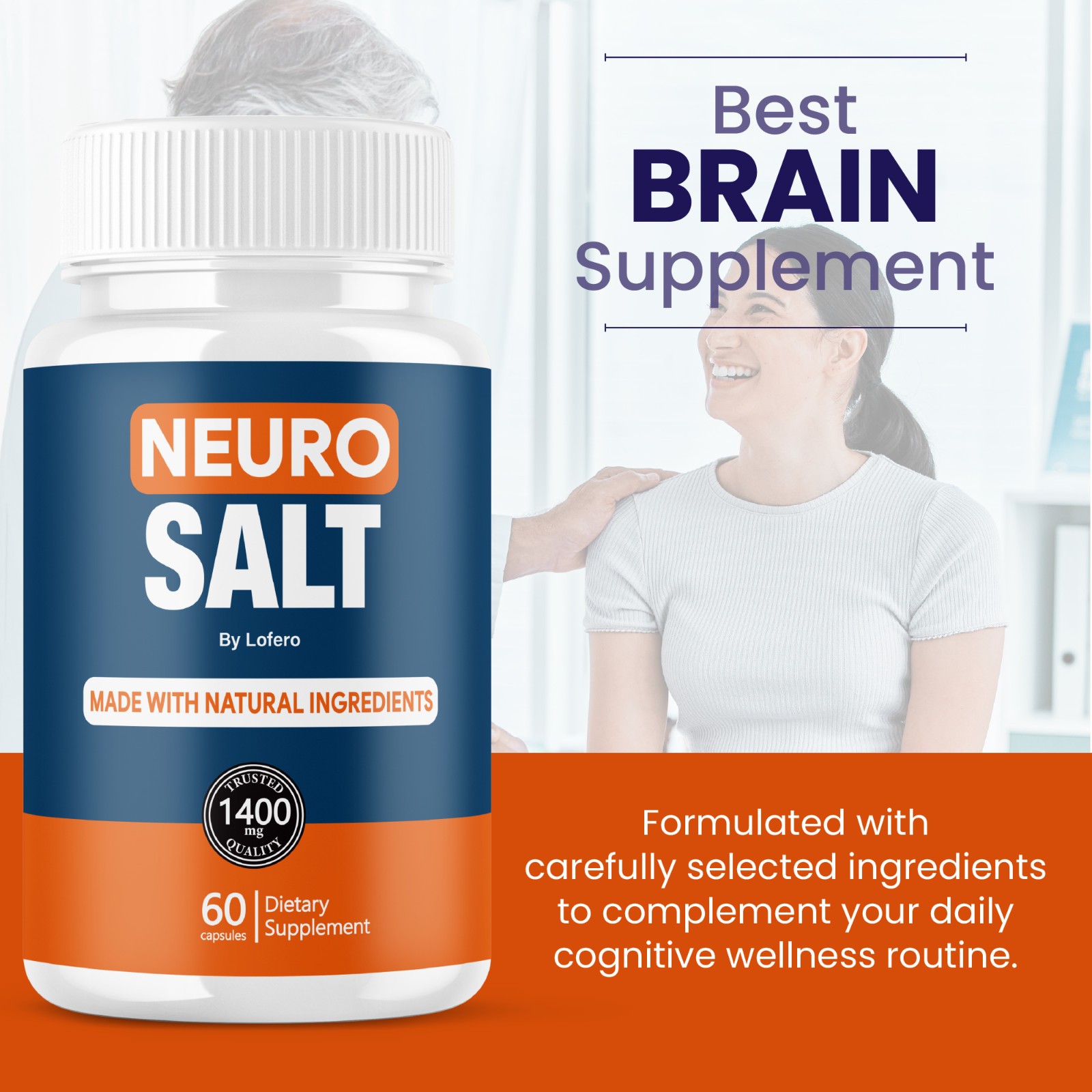 1-3Pack NeuroSalt Capsules for Neuropathy Muscle Recovery Supplement -NEW (60ct)