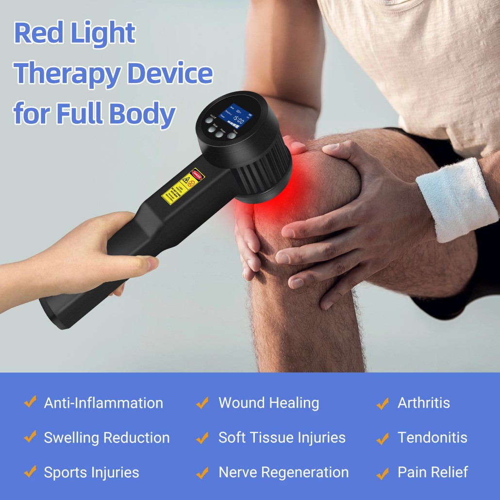 3000mW Cold Laser Therapy Device Pain Relief for Back Knee Shoulder Inflammation