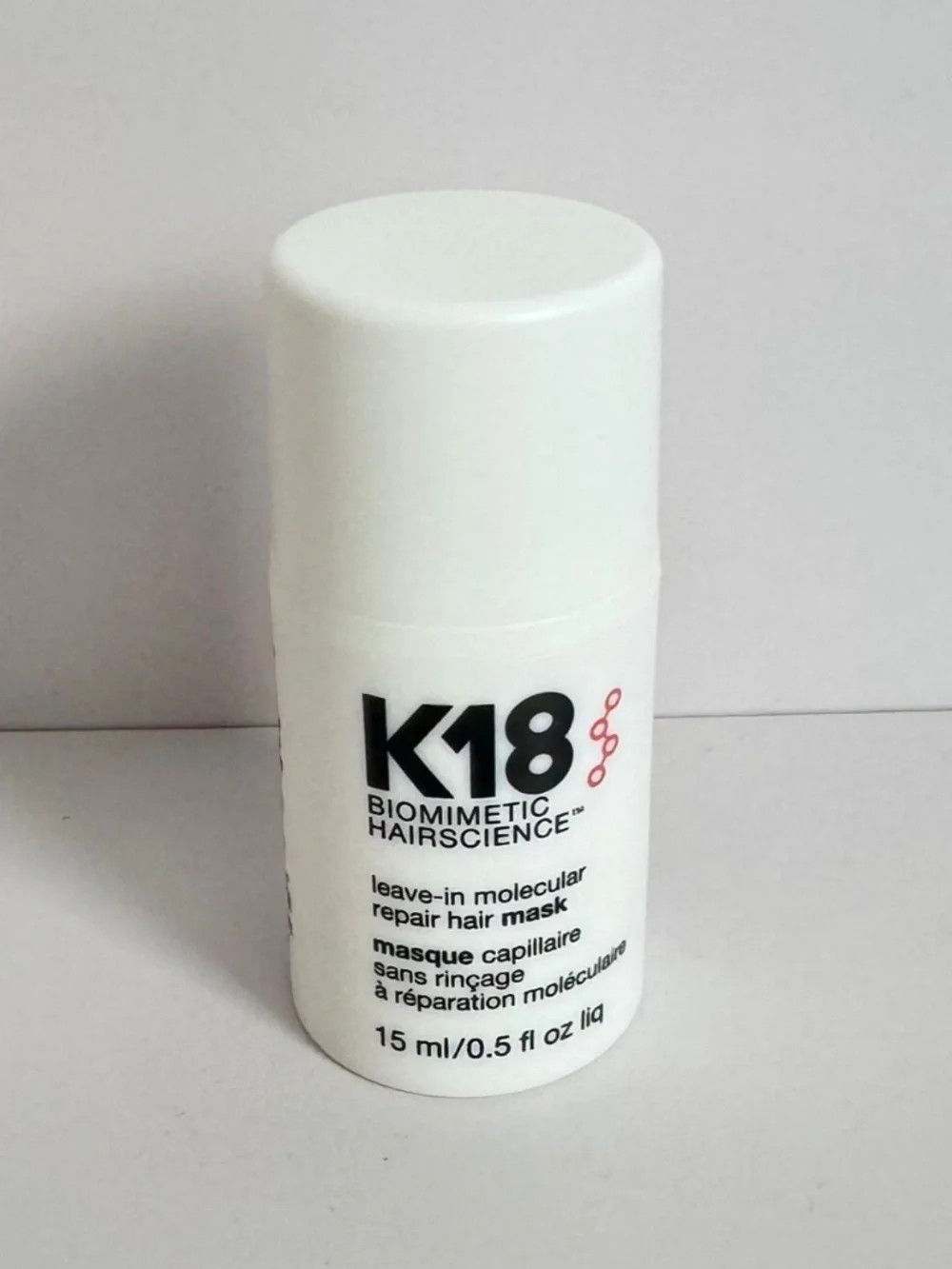 K18 Leave-In Molecular Repair Hair Mask – (15ml/0.5 oz)- NEW