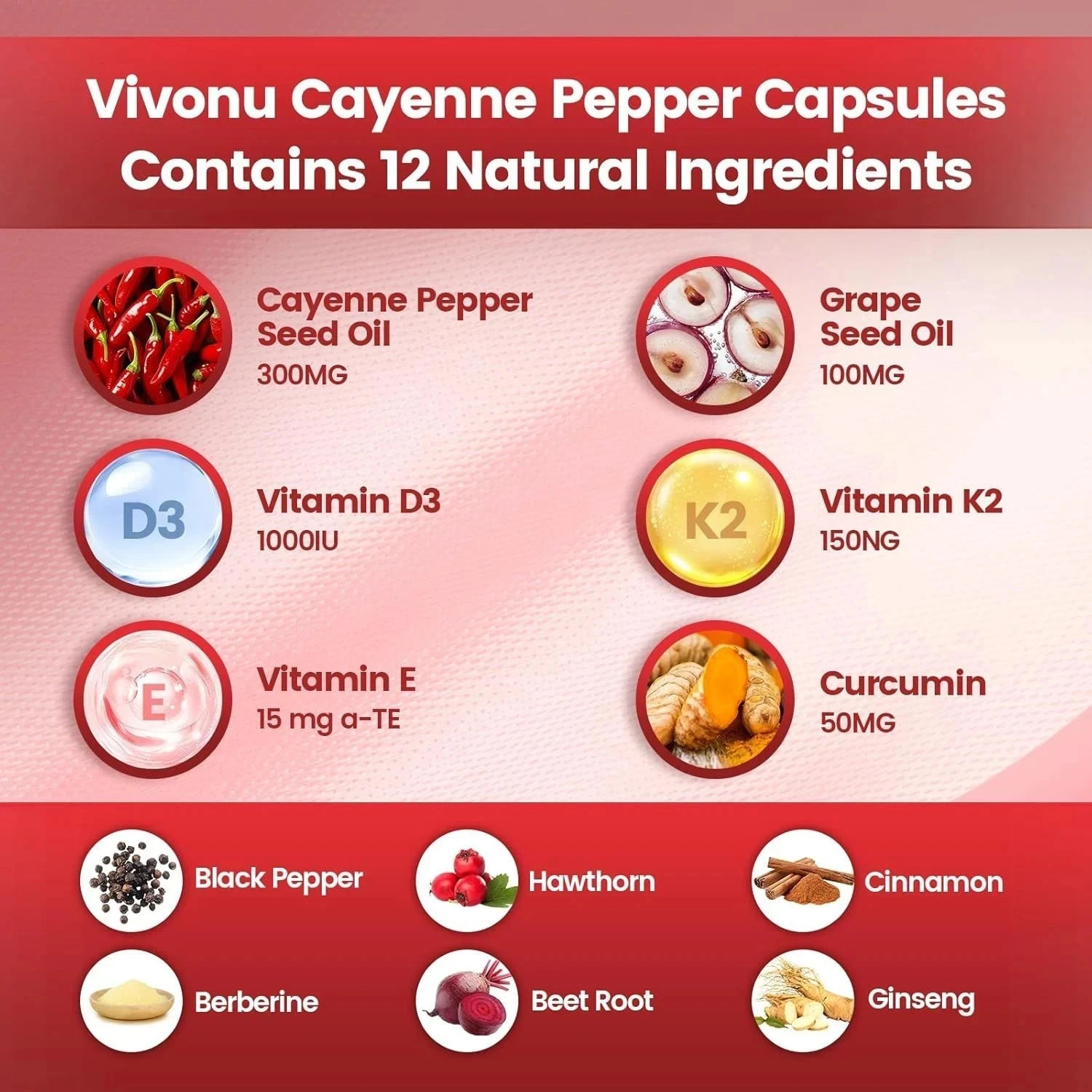 New VivoNu Cayenne Pepper Softgels, 240 Capsules, Free US Shipping