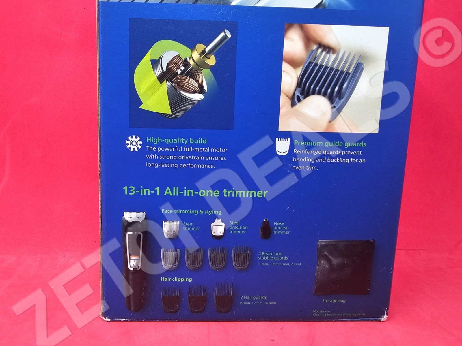 **BRAND NEW**Philips Norelco MG3740/40 MultiGroomer Series 3000 Trimmer 13 in 1
