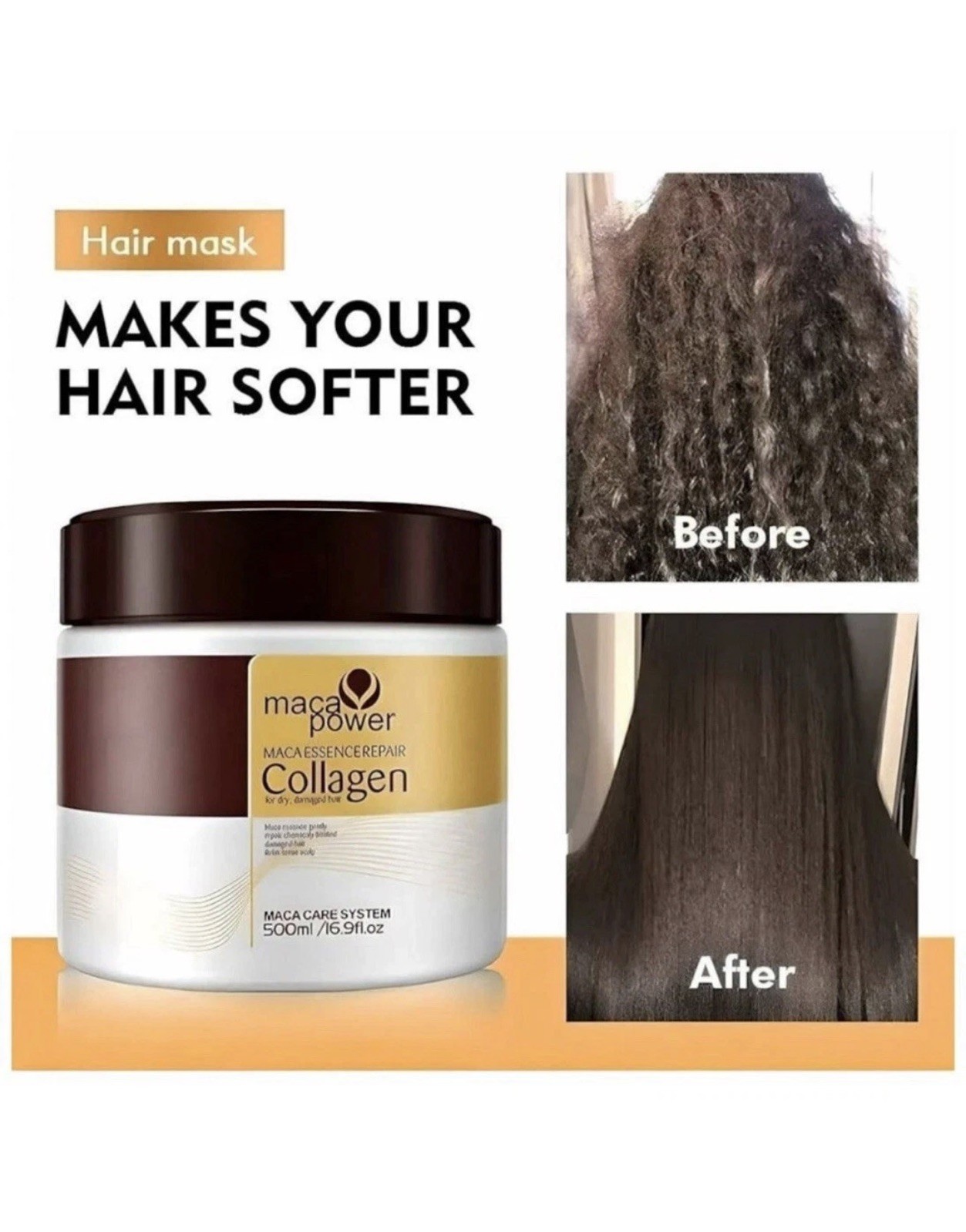 Collagen Maca Essence Repair Hair Treatment 500ml
