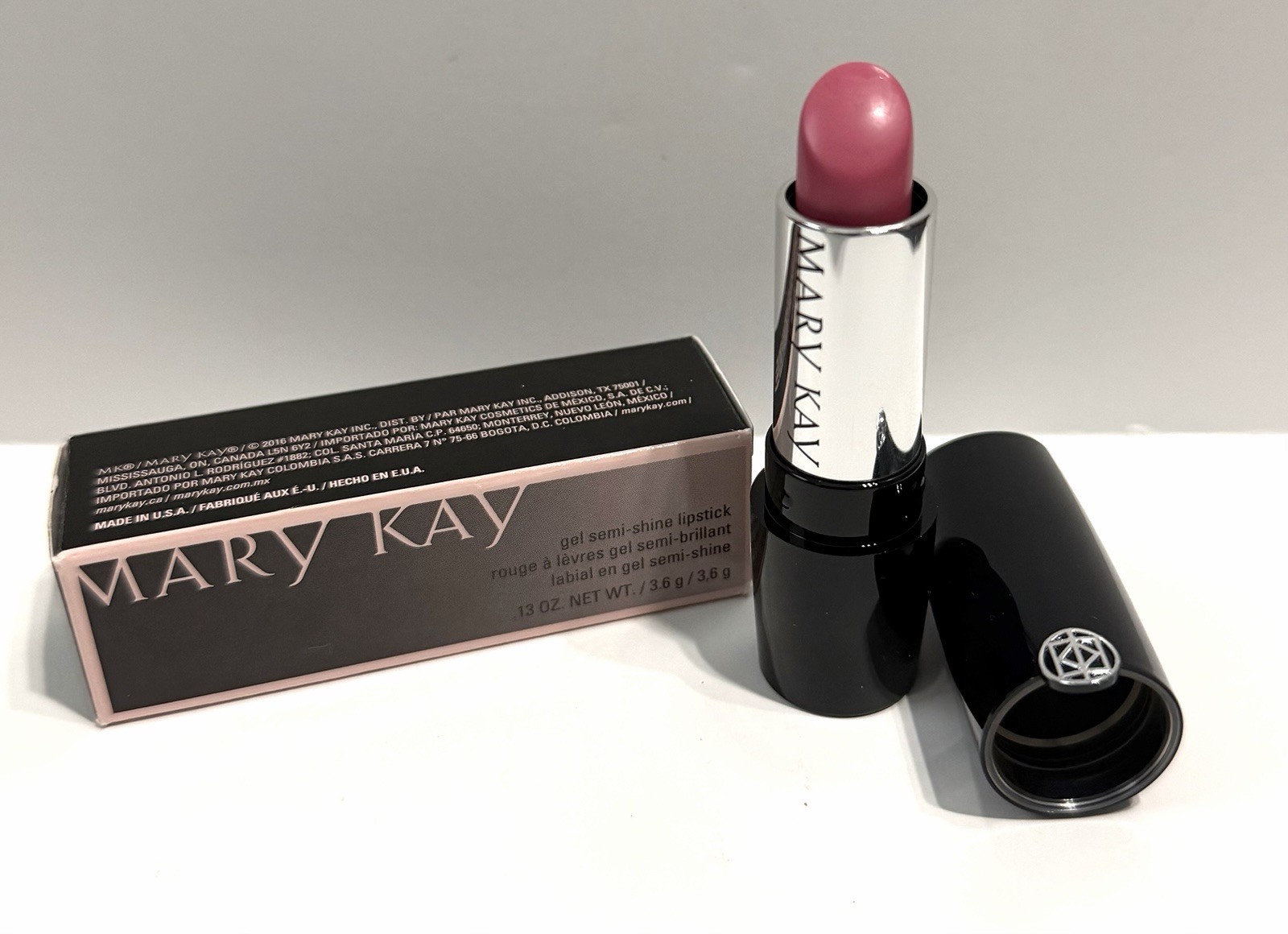 Mary Kay Gel Semi Shine Lipstick Love Me Pink New In Box – Next Day Free Ship