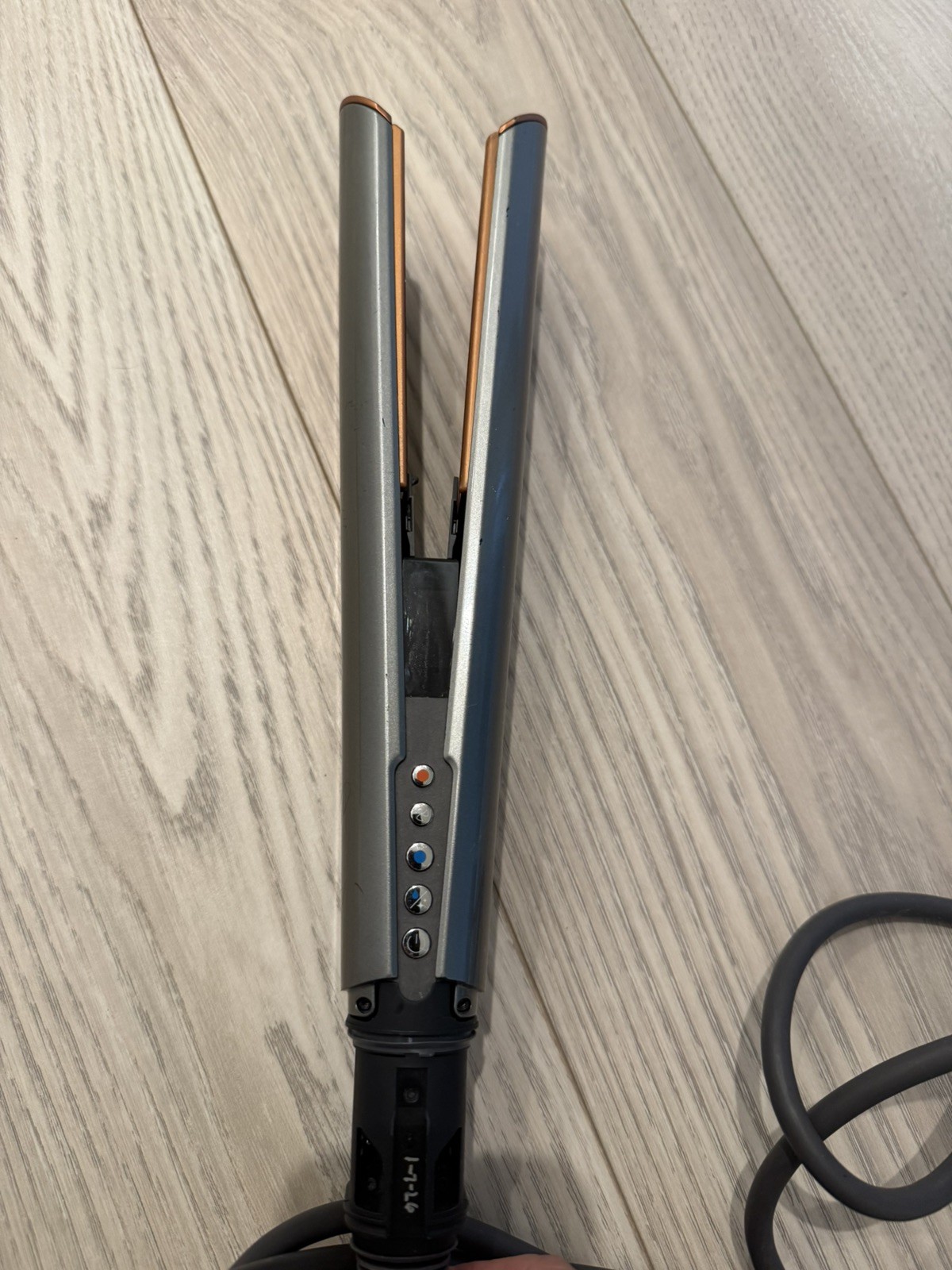 Dyson Airstrait Straightener Nickel Copper Air Straight Flat Iron USED
