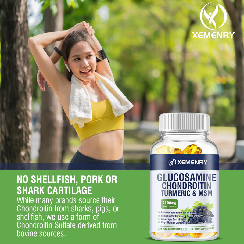 Glucosamine Chondroitin Turmeric & MSM 2100mg – Triple Strength Joint Support