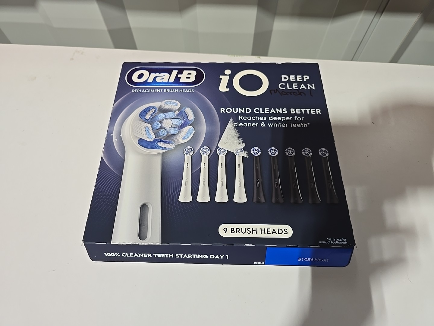 Oral-B iO Deep Clean Replacement Toothbrush Heads 9-Pack