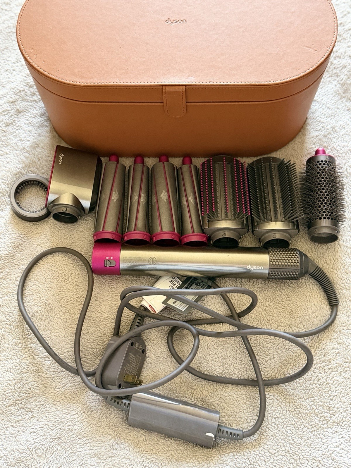 Dyson Airwrap Complete Multi Styler 1.2/1.6 in Gray Pink Attachments