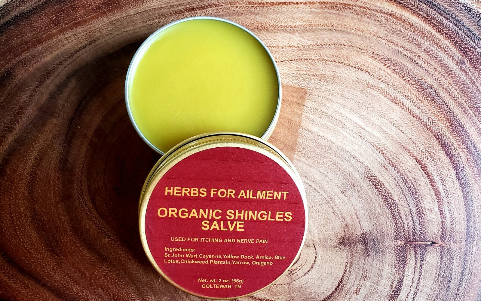 Shingles Relief Herbal Salve | Soothing | Natural Herbal Support 2 Variations