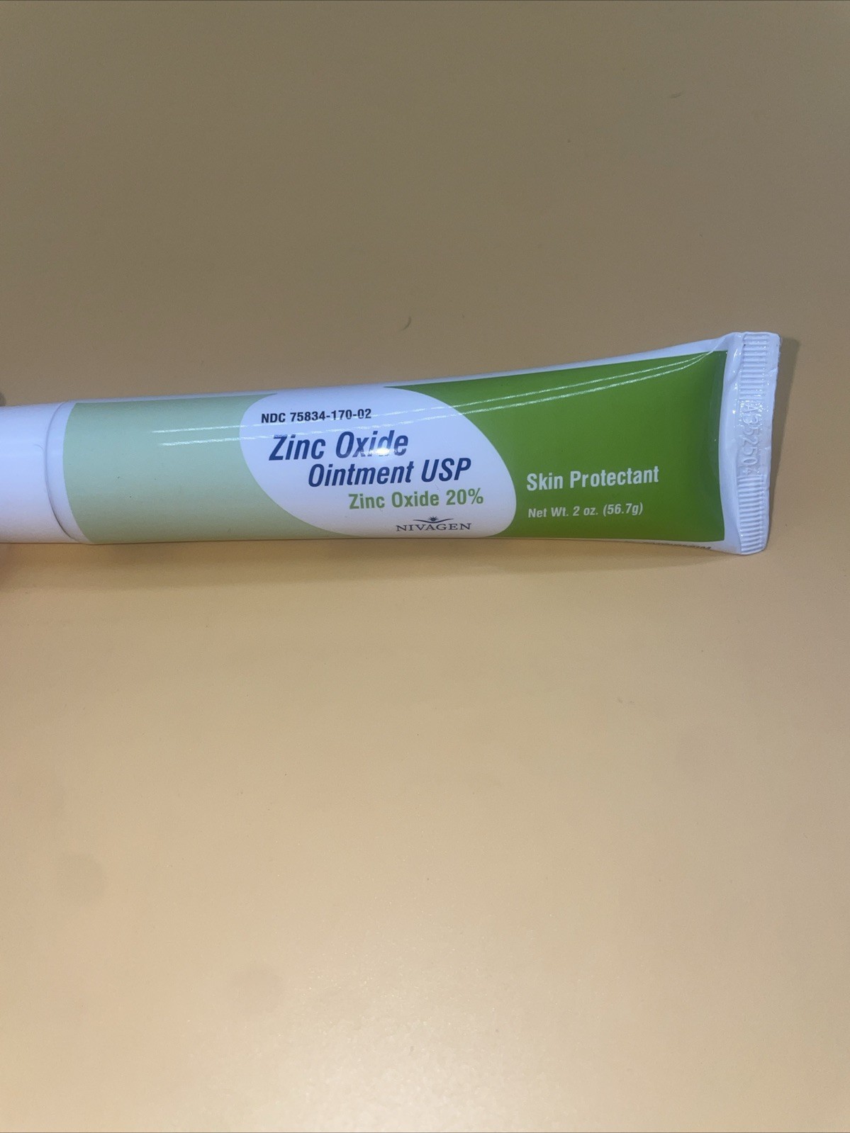 Zinc Oxide Ointment 20% Skin Protectant, 2 oz 4 Pack