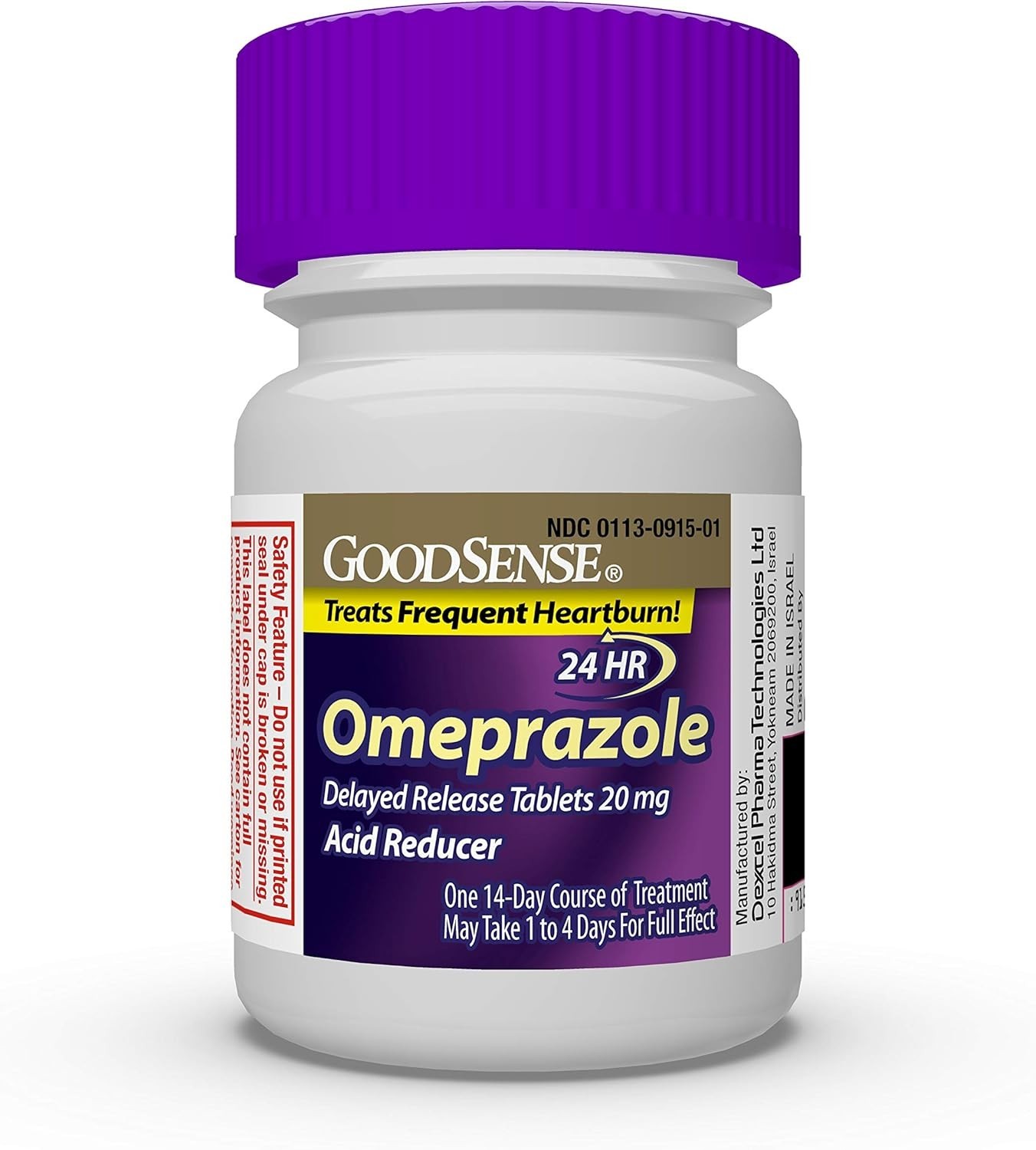 GoodSense Omeprazole Delayed Release Tablets 20 mg, 42 Piece Box, Exp 04/27