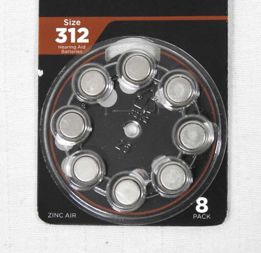6 Pks of 8 Rayovac Loud N’ Clear Hearing Aid Batteries Zinc Air Size 312 01-2025