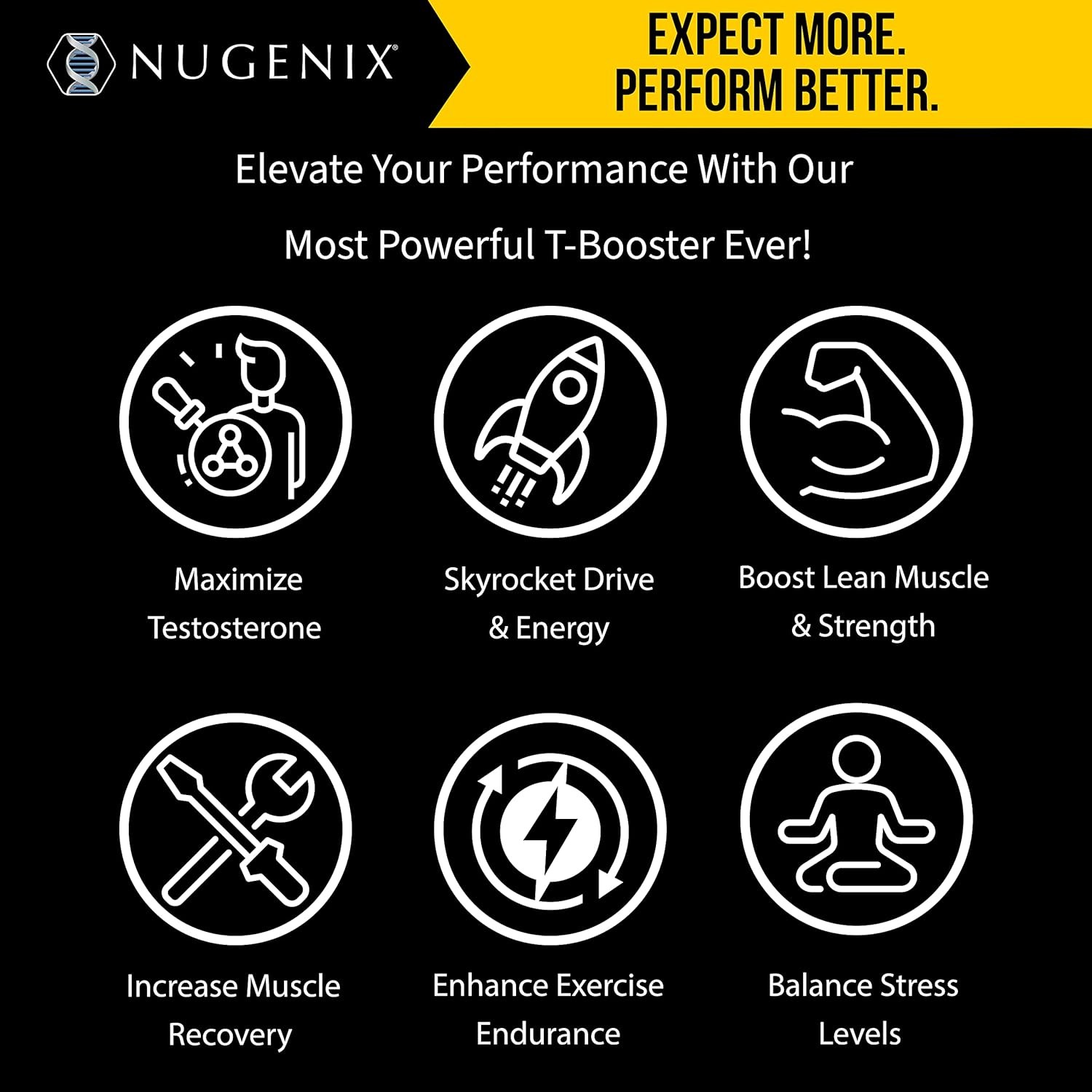 NUGENIX TOTAL-T MAXX – Zinc – Testosterone Booster, Energy, Stamina, Performance