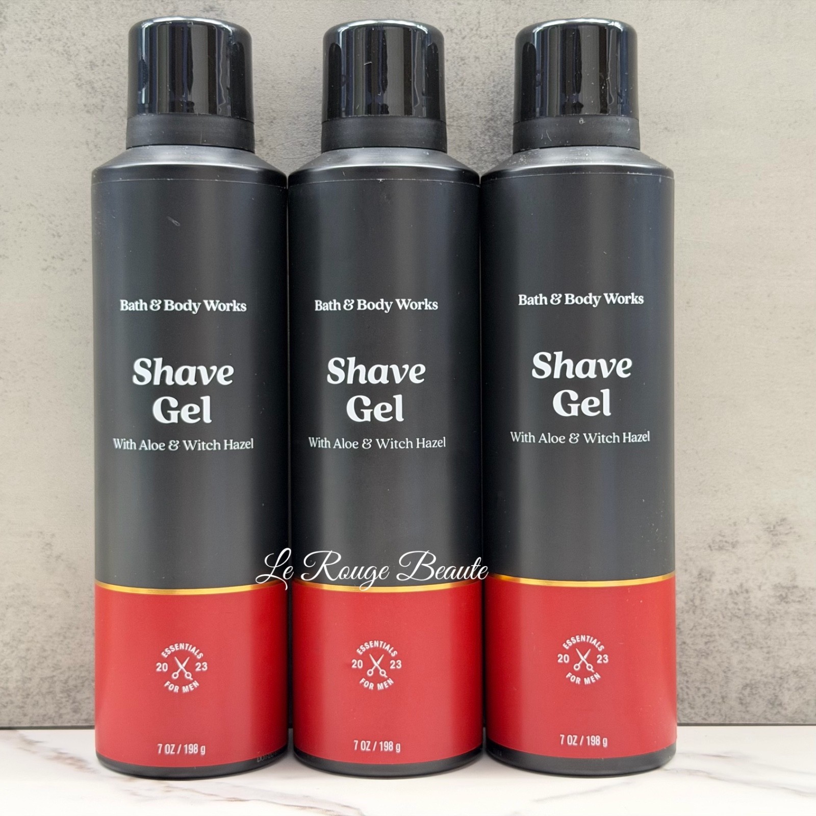 3x Bath & Body Works Shave Gel with Aloe & Witch Hazel – 3pcs Lot 7oz Each