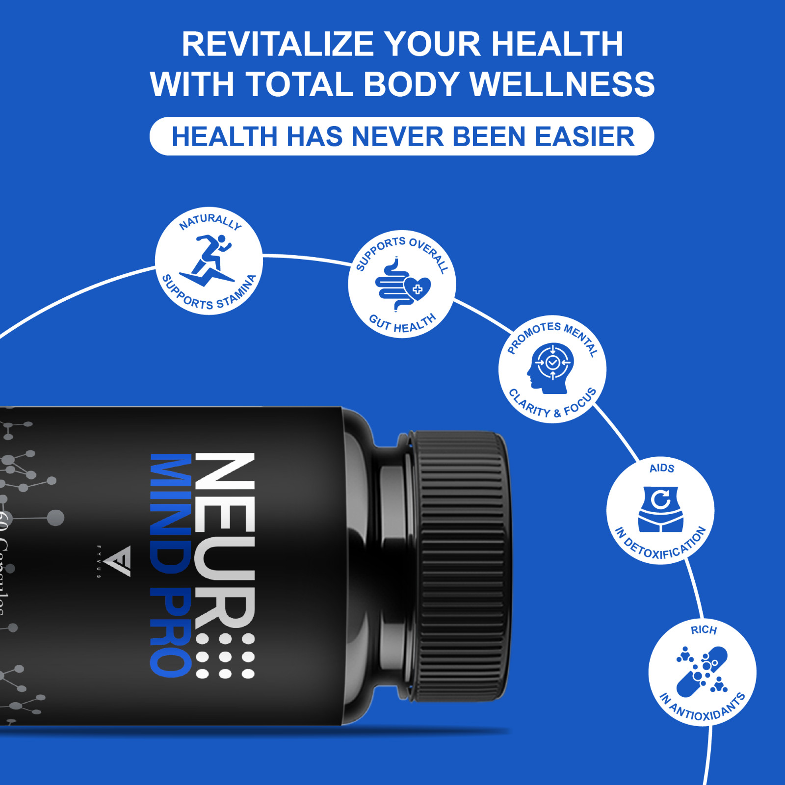(5 Pack) Neuro Mind Pro Pills, NeuroMindPro Brain Health Formula (300 Capsules)