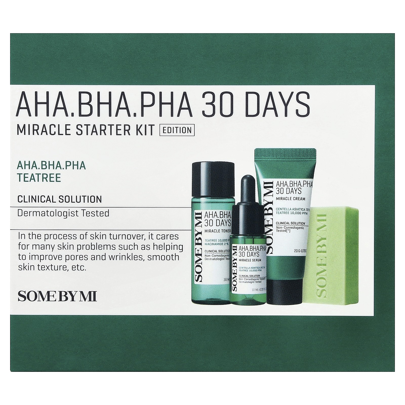 AHA.BHA.PHA 30 Days Miracle Starter Kit Edition, 4 Piece Kit