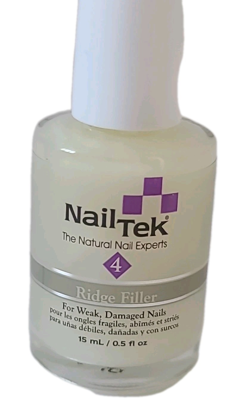 ( LOT OF 6 ) Nail Tek #4 Ridge Filler 0.5 fl oz / 15 mL For WEAK, DAMAGED NAILS