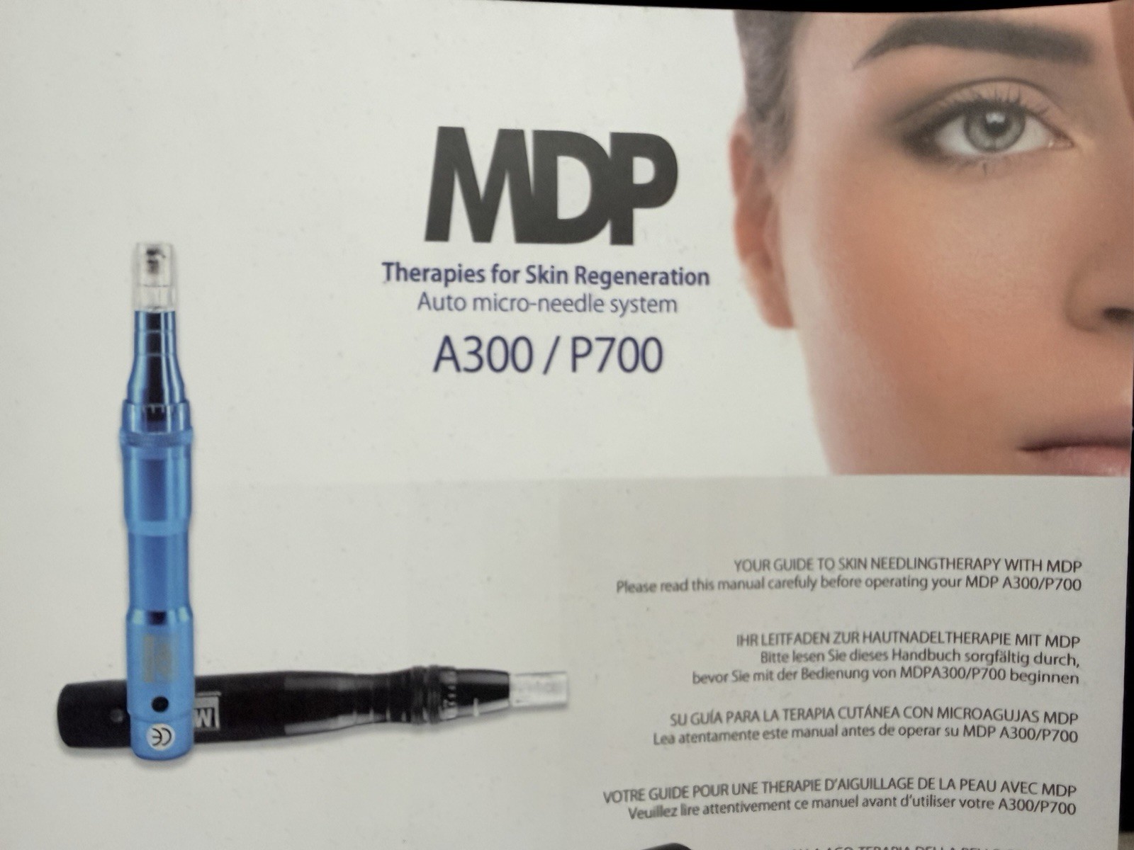 Koi Beauty MDP A300/P700 Micro-Needling Kit Adjustable Black CE Marking