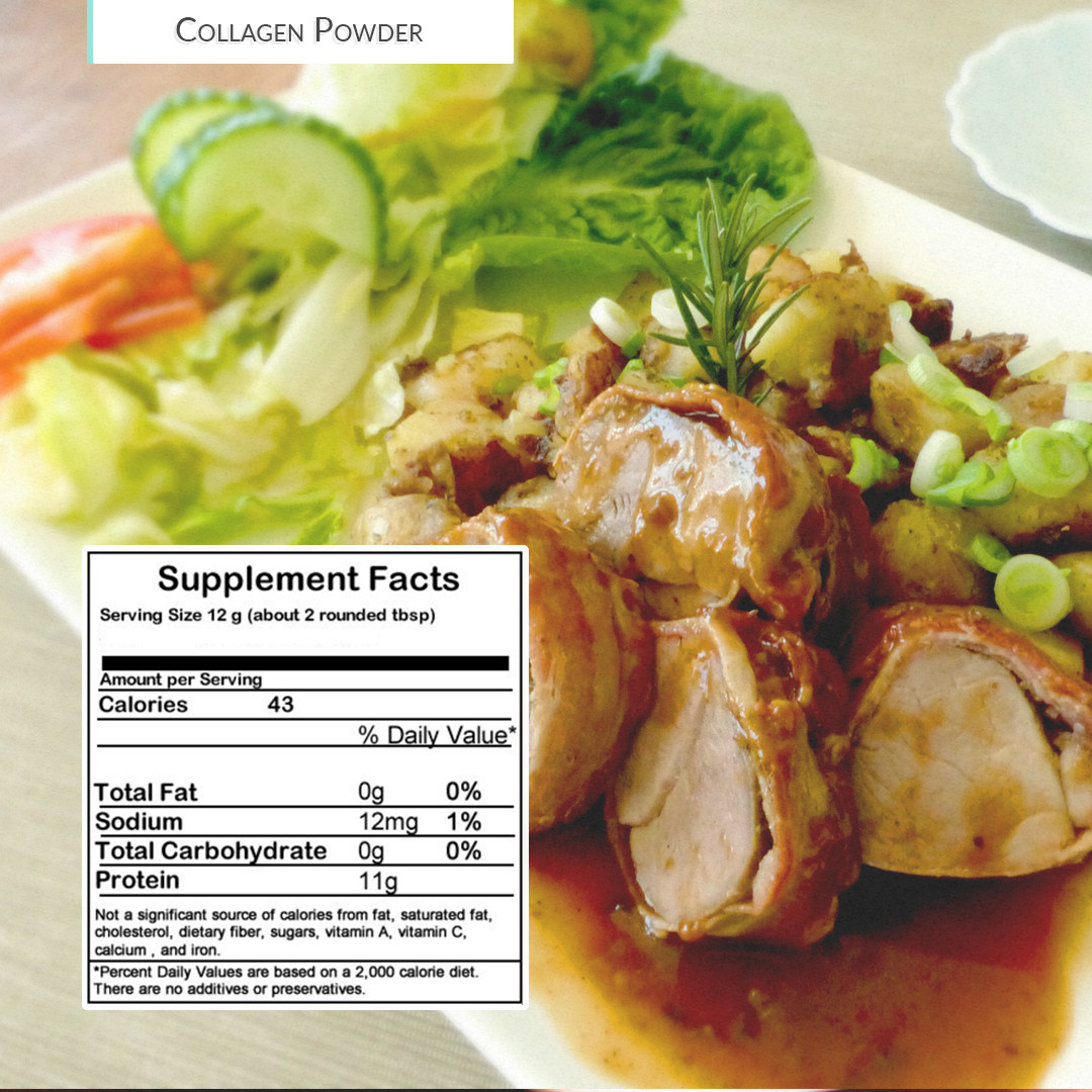 Chicken Bone Broth Collagen Powder – Pure & Organic – Free-Range (100g)
