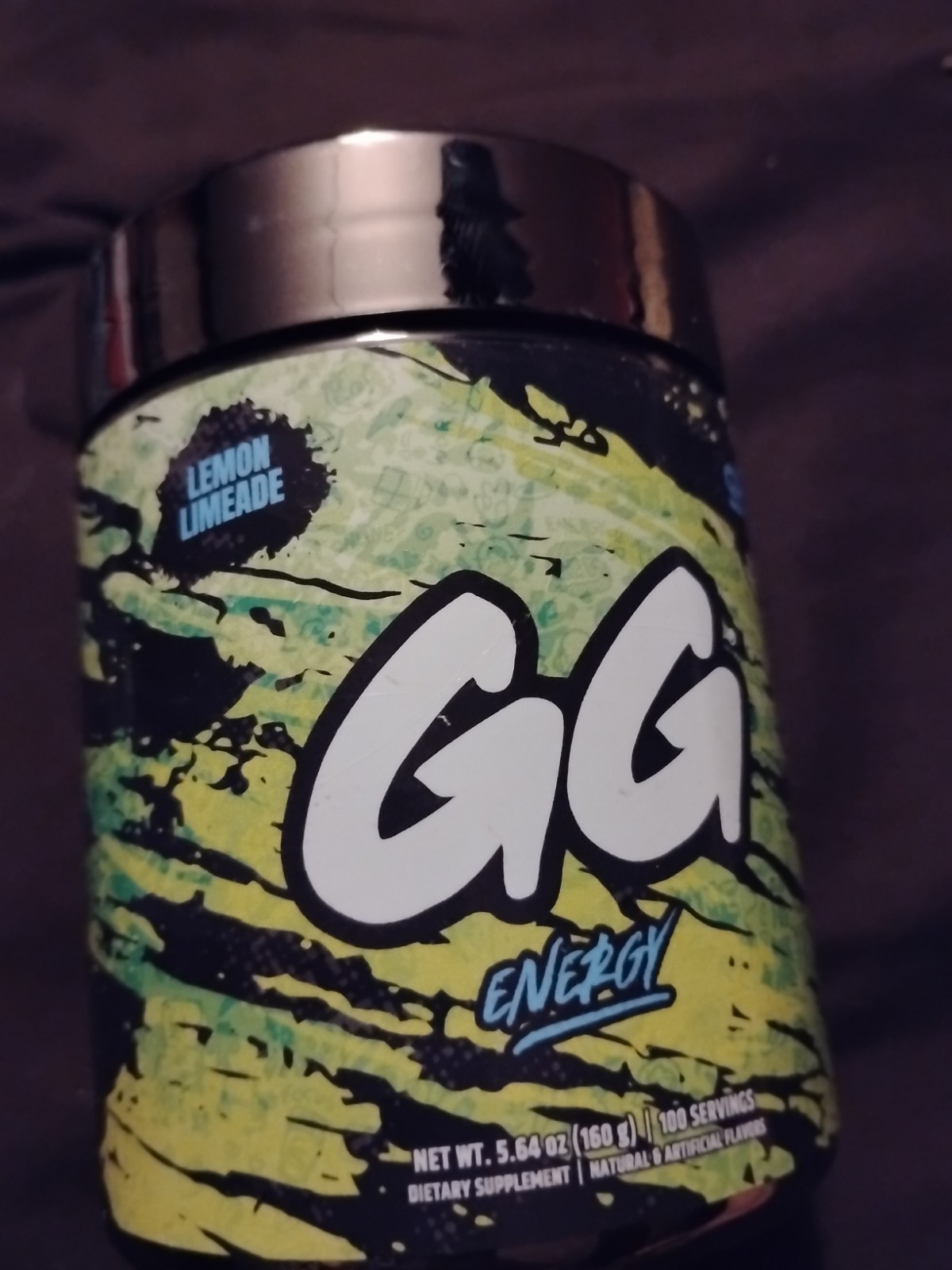 Gamer Supps “Lemonade” GG Drink Powder Mix Keto Friendly