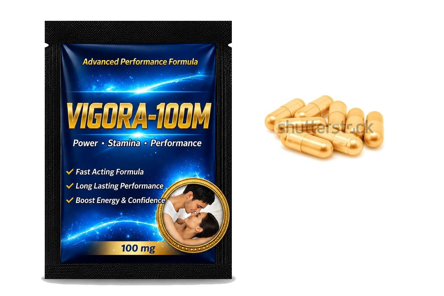 # 100mg Tablets herbal VIGRO-100 Blue Male 20 caps for Extreme Male Enhancement
