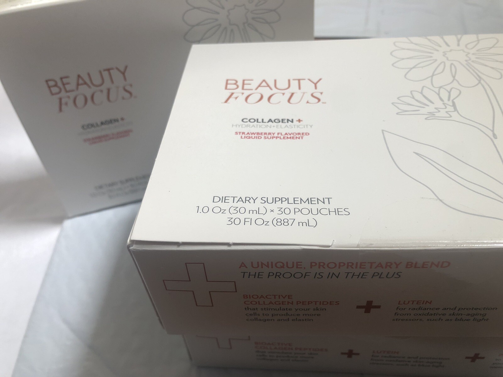 NUSKIN Nu Skin BEAUTY FOCUS 30 Day Liquid collagen + Strawberry Flavor