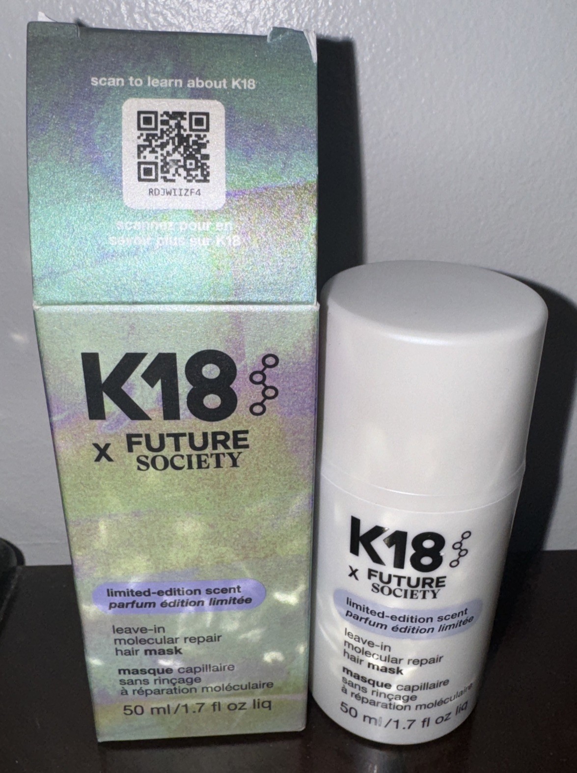 K18 x Future Society Ltd Ed Leave-In Molecular Repair Hair Mask, 1.7 Oz.
