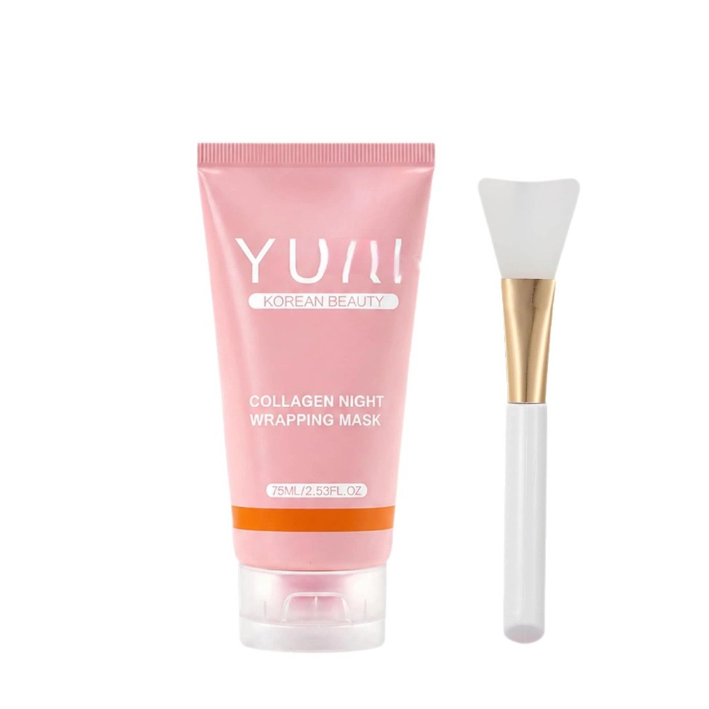Yuri Korean Beauty Collagen Night Wrapping Mask Skincare Facial Hydrating 75ml