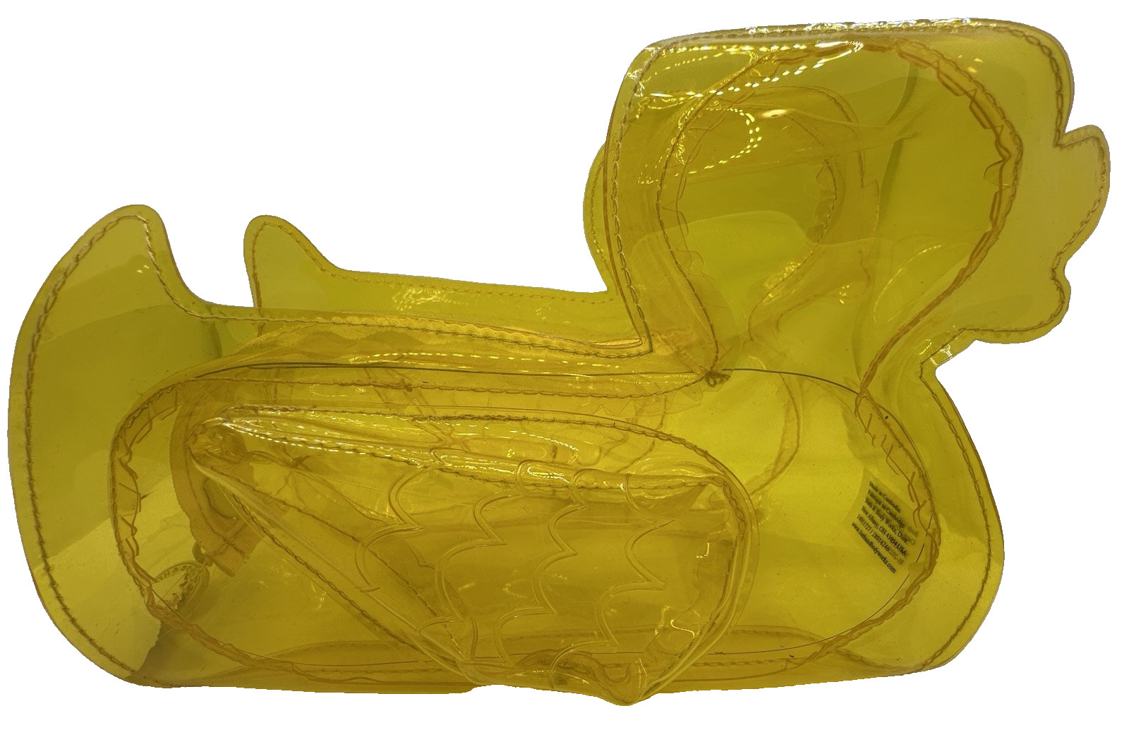 Bath & Body Works Yellow Billy The Duck Zippered Cosmetic Bag Purse