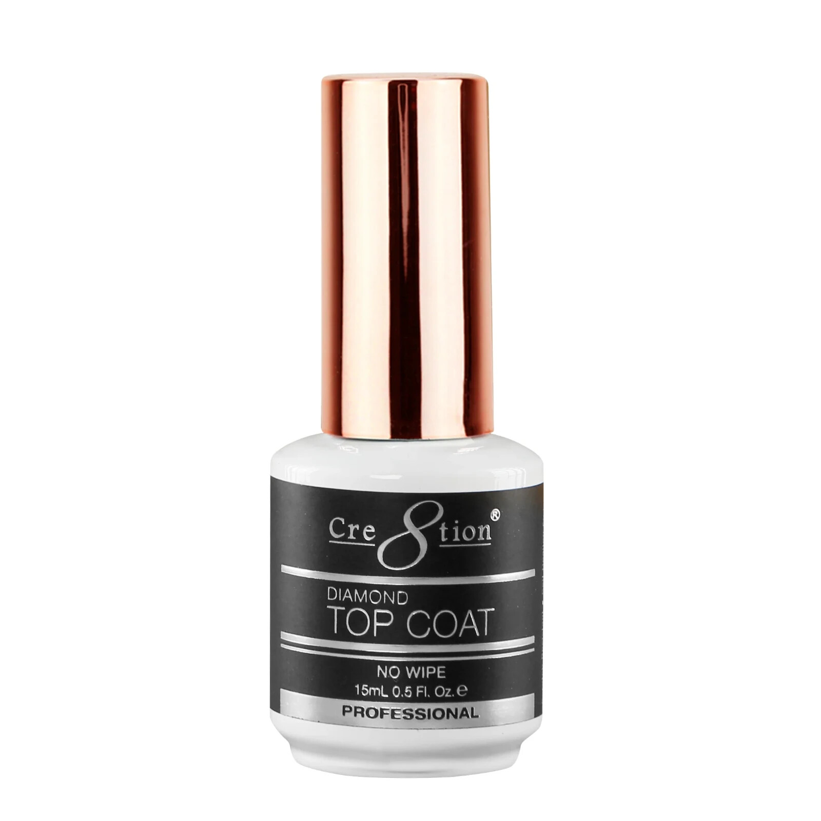 Cre8tion Soak Off Gel – Diamond No Wipe Top Coat 0.5 Oz New 2024
