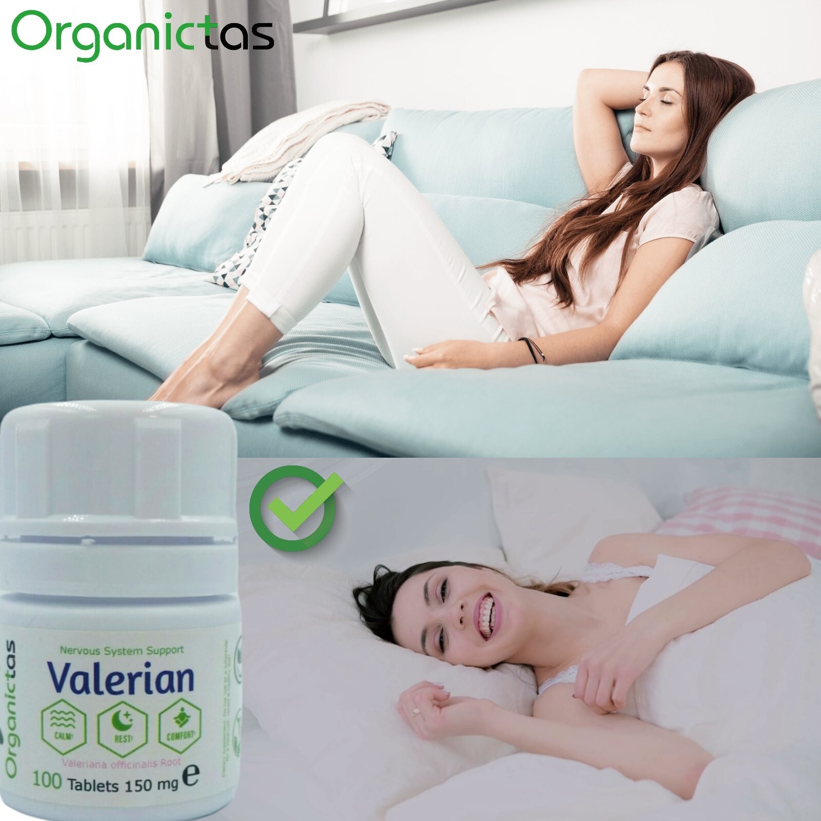 VALERIANA ROOT EXTRACT 75mg Valerian Sleeping Aid Sleep Disorder 100 Tablets