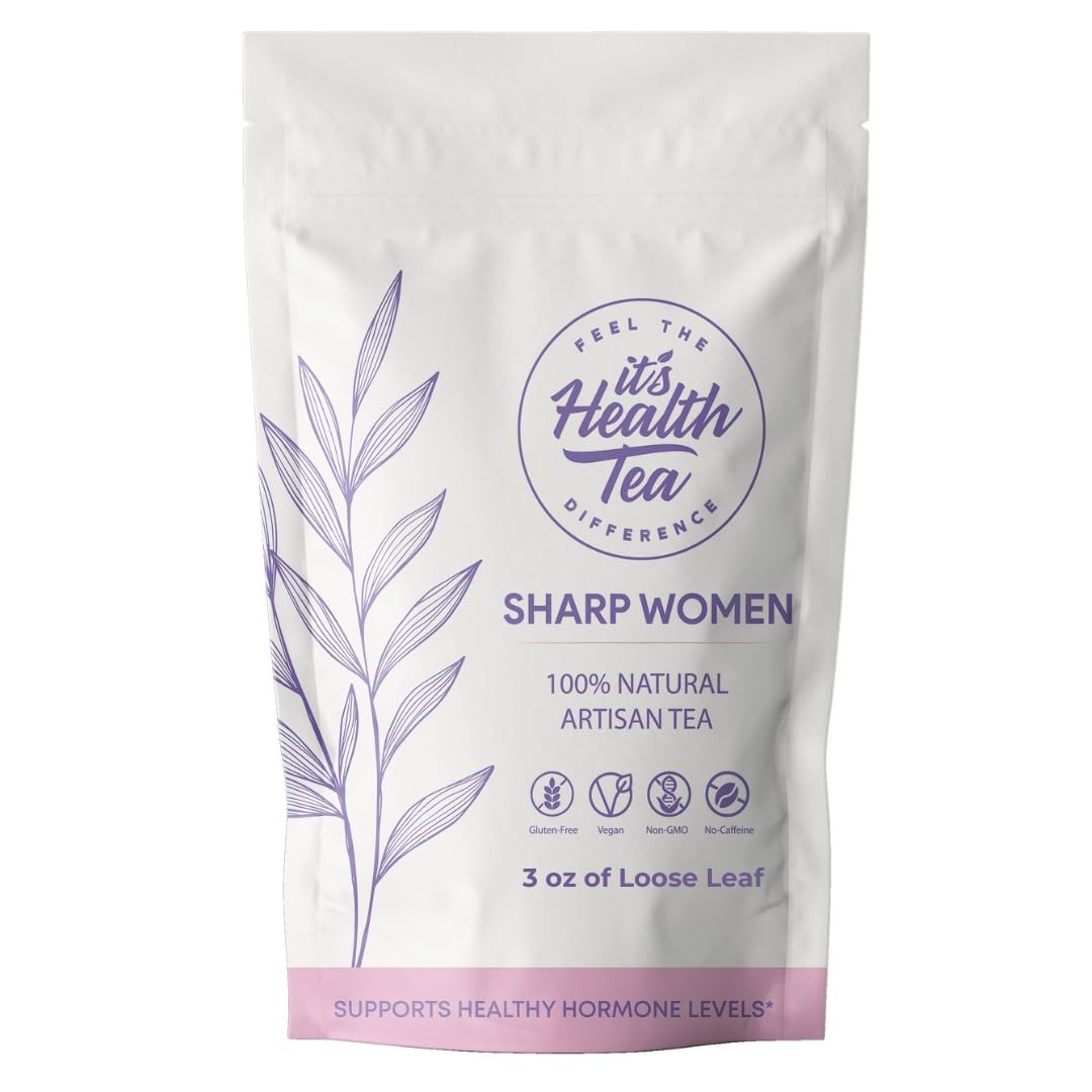 Hormonal Balance Herbal Tea for Women – Caffeine-Free | Supports Menstrual Co…