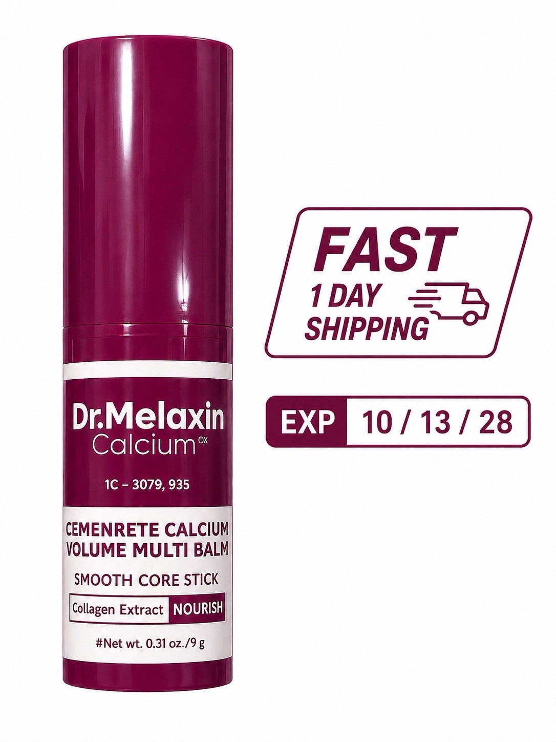 Dr Melaxin Facial Balm Stick for Daily Skincare Packaging may vary by version