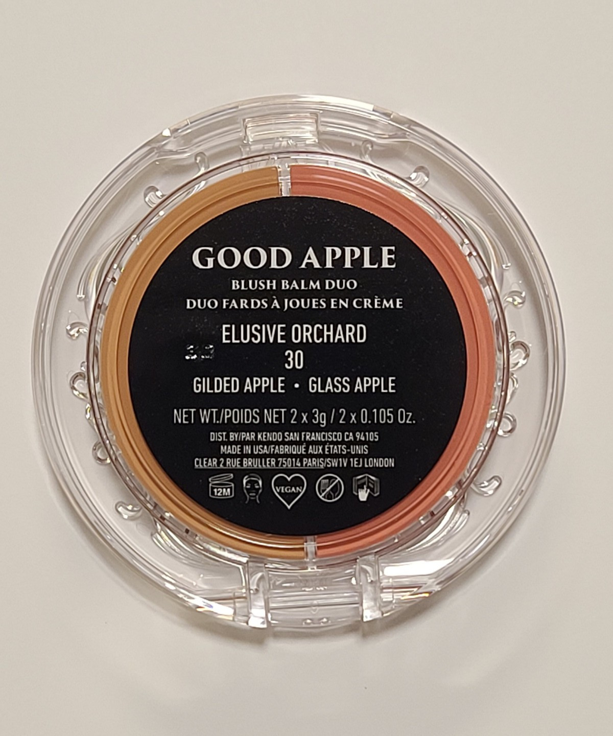 KVD Good Apple Blush Balm Duo Elusive Orchard 2 x 0.105 Oz. in New Box