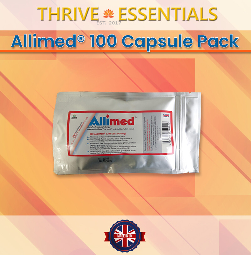 Allimed® Capsules 450 mg. Prebiotic (100 Capsule), Highest Quality + FREE P&P UK