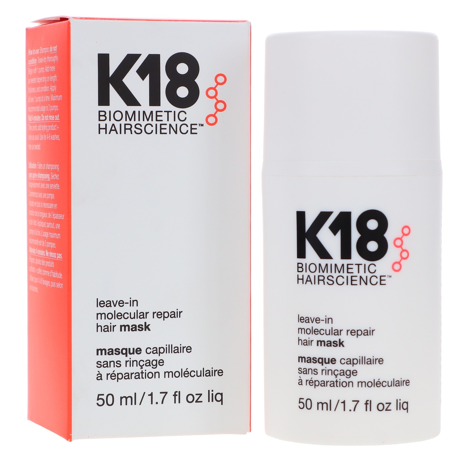 K18 LEAVE-IN MOLECULAR REPAIR HAIR MASK 1.7 OZ ~ BRAND NEW