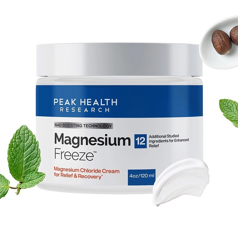Magnesium Freeze – Topical Magnesium Cream With Niacinamide For Joints, Low Back