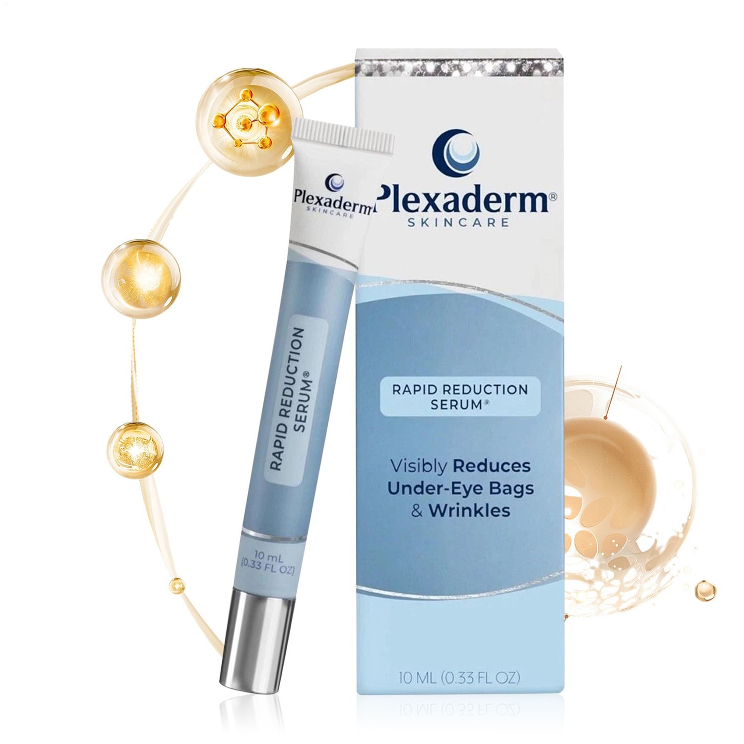 Plexaderm Rapid Reduction Eye Serum – Visibly Reduces Under-Eye Bags, Wrinkles~