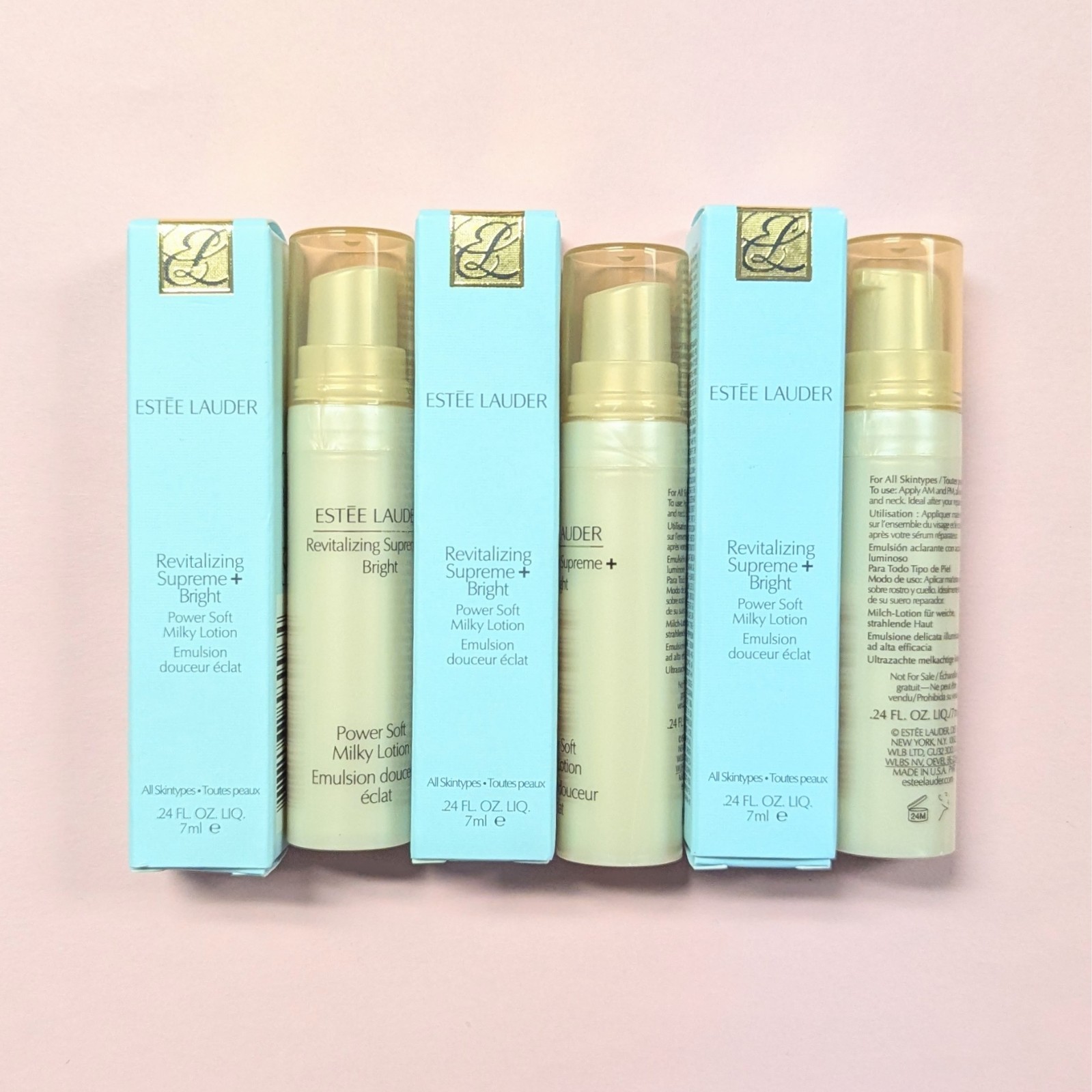 3* Estee Lauder Revitalizing Supreme Bright Power Soft Milky Lotion 0.24 oz/7 ml