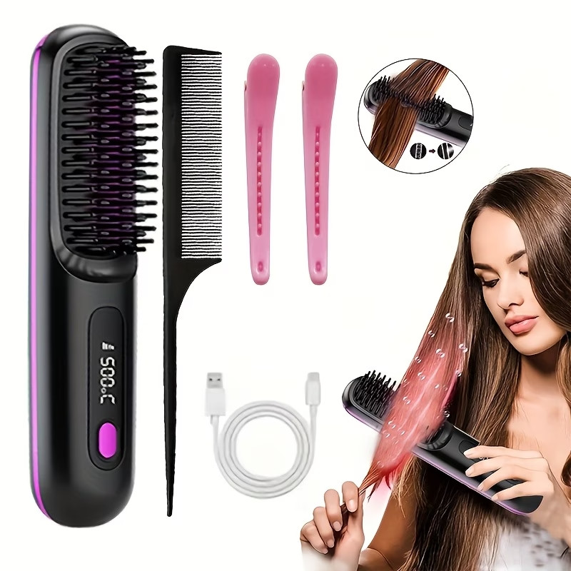 Hot Cordless Rechargeable Mini Hair Straightener